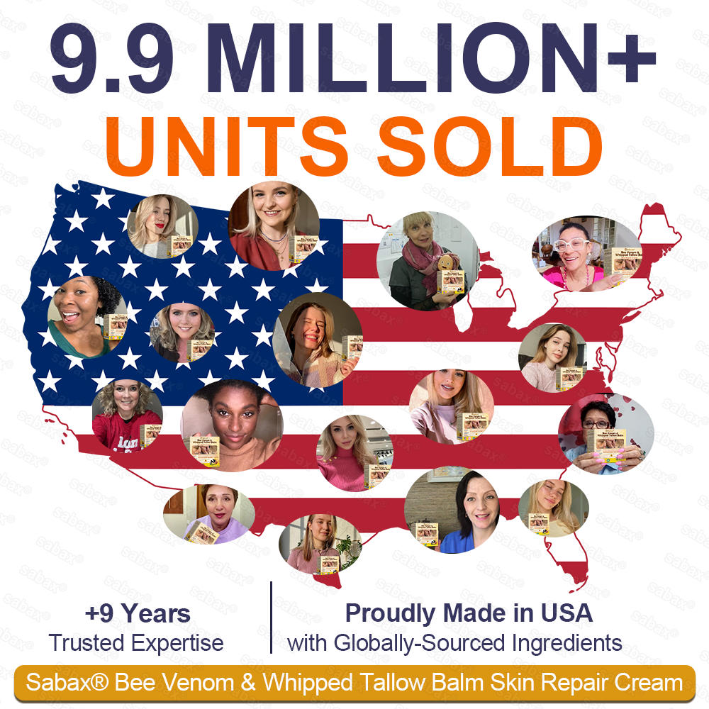 🇺🇸𝑶𝒇𝒇𝒊𝒄𝒊𝒂𝒍 𝑺𝒕𝒐𝒓𝒆|𝑺𝒂𝒃𝒂𝒙® 𝐁𝐞𝐞 𝐕𝐞𝐧𝐨𝐦 & 𝐖𝐡𝐢𝐩𝐩𝐞𝐝 𝐓𝐚𝐥𝐥𝐨𝐰 𝐁𝐚𝐥𝐦 Skin Repair Cream (𝐉𝐮𝐬𝐭 𝐨𝐧𝐜𝐞 𝐚 𝐝𝐚𝐲, 𝐯𝐢𝐬𝐢𝐛𝐥𝐞 𝐜𝐡𝐚𝐧𝐠𝐞𝐬 𝐢𝐧 𝟕 𝐝𝐚𝐲𝐬) ✅ Targets Age Spots, Wrinkles, Eczema, Redness, Stretch Marks, and Even Joint Issues.