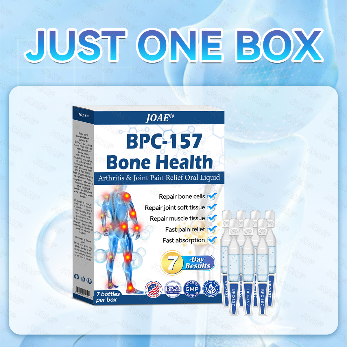 🌿FDA Approved|JOAE® BPC-157 Joint Restore Oral Liquid🦴Treats Arthritis, Neuropathy, Rheumatism, Sports Injuries & More🏆
