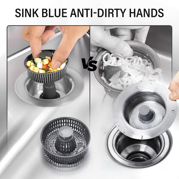 🔥Last Day Promotion 50% OFF♻️♻️♻️New Upgraded 3-in-1 Design Sink Elastic Core Sewer Filter