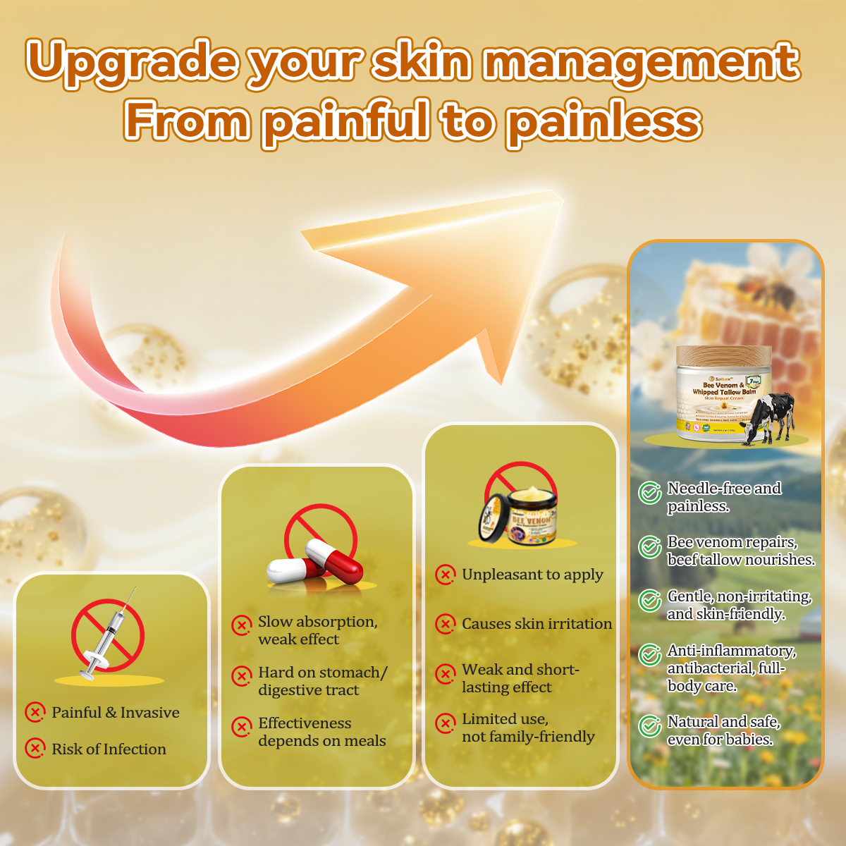🇺🇸𝑶𝒇𝒇𝒊𝒄𝒊𝒂𝒍 𝑺𝒕𝒐𝒓𝒆|𝑺𝒂𝒃𝒂𝒙® 𝐁𝐞𝐞 𝐕𝐞𝐧𝐨𝐦 & 𝐖𝐡𝐢𝐩𝐩𝐞𝐝 𝐓𝐚𝐥𝐥𝐨𝐰 𝐁𝐚𝐥𝐦 Skin Repair Cream (𝐉𝐮𝐬𝐭 𝐨𝐧𝐜𝐞 𝐚 𝐝𝐚𝐲, 𝐯𝐢𝐬𝐢𝐛𝐥𝐞 𝐜𝐡𝐚𝐧𝐠𝐞𝐬 𝐢𝐧 𝟕 𝐝𝐚𝐲𝐬) ✅ Targets Age Spots, Wrinkles, Eczema, Redness, Stretch Marks, and Even Joint Issues.