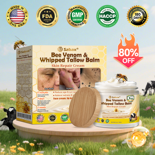 🇺🇸𝑶𝒇𝒇𝒊𝒄𝒊𝒂𝒍 𝑺𝒕𝒐𝒓𝒆|𝑺𝒂𝒃𝒂𝒙® 𝐁𝐞𝐞 𝐕𝐞𝐧𝐨𝐦 & 𝐖𝐡𝐢𝐩𝐩𝐞𝐝 𝐓𝐚𝐥𝐥𝐨𝐰 𝐁𝐚𝐥𝐦 Skin Repair Cream (𝐉𝐮𝐬𝐭 𝐨𝐧𝐜𝐞 𝐚 𝐝𝐚𝐲, 𝐯𝐢𝐬𝐢𝐛𝐥𝐞 𝐜𝐡𝐚𝐧𝐠𝐞𝐬 𝐢𝐧 𝟕 𝐝𝐚𝐲𝐬) ✅ Targets Age Spots, Wrinkles, Eczema, Redness, Stretch Marks, and Even Joint Issues.